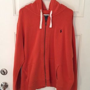Polo zip up hoodie